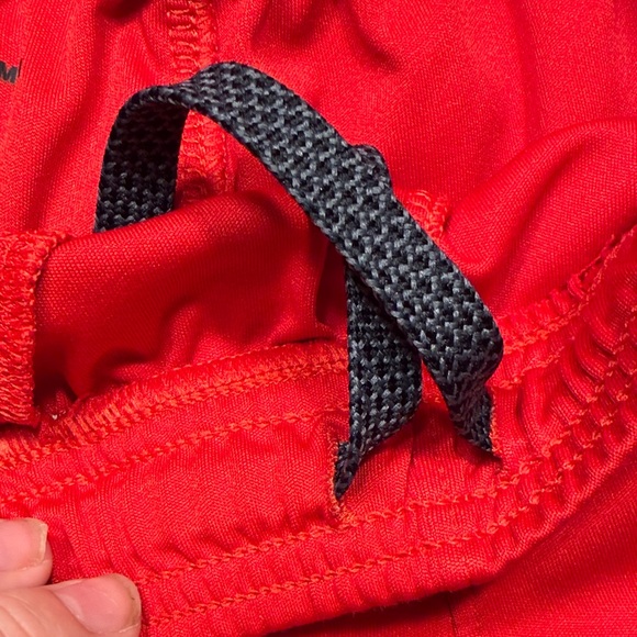 Under Armour kids Vibrant Red Athletic Shorts - Picture 3 of 5